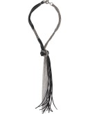 leather thread necklace