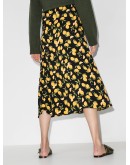 Bea lemon print midi skirt