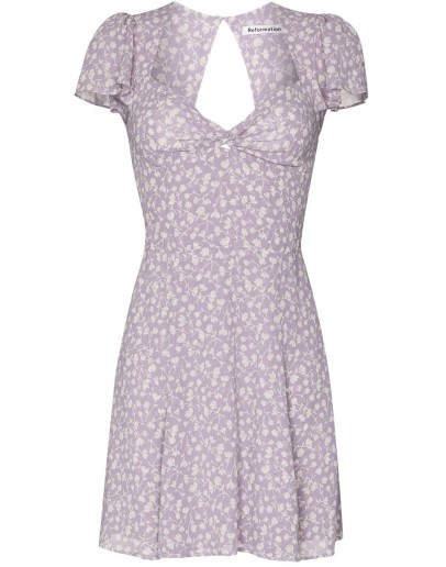 Kenni printed mini dress