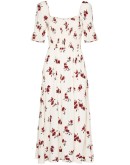Parsley floral print midi dress