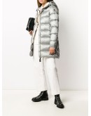 zipped padded coat