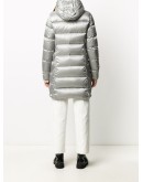 zipped padded coat