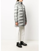 zipped padded coat
