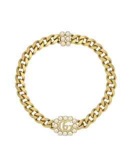 pearl double G necklace