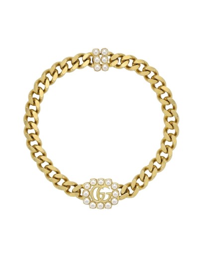 pearl double G necklace