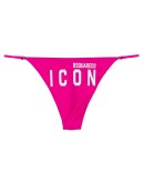 Icon logo print bikini bottoms