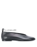 anklet leather ballerina shoes