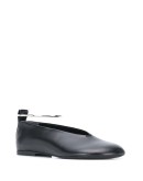 anklet leather ballerina shoes