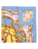 Teddy Bear silk scarf