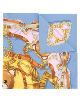 Teddy Bear silk scarf