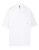 short sleeve rear print shirt