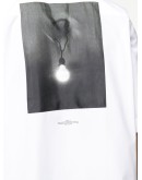 short sleeve rear print shirt