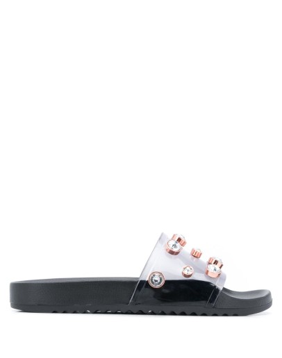 Dina gem-embellished slides