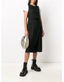 sleeveless belted jumpsuit