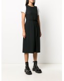 sleeveless belted jumpsuit