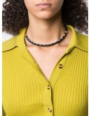 Ariane raffia choker necklace