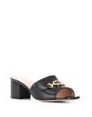 slip-on Horsebit detail mules