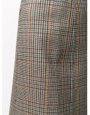 houndstooth-pattern pencil skirt