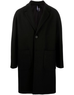 V-neck button down coat