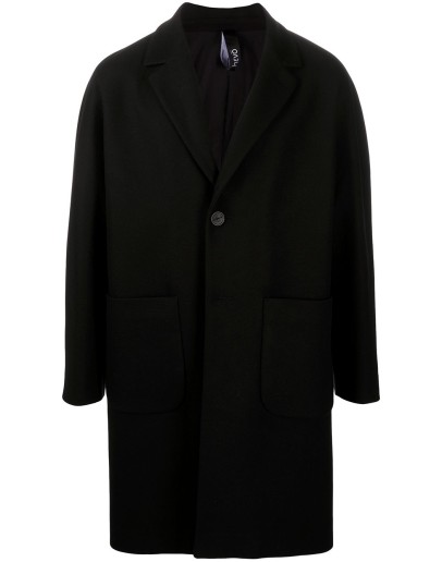 V-neck button down coat