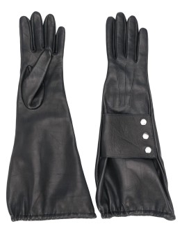 medium snap-buttoned gloves