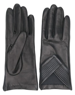 short V-hem gloves
