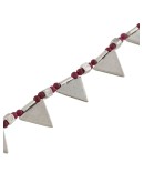 triangle charm bracelet 