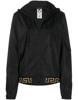 Greca-print jacket