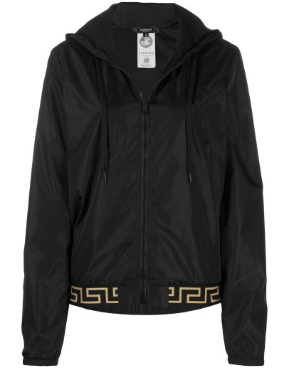 Greca-print jacket