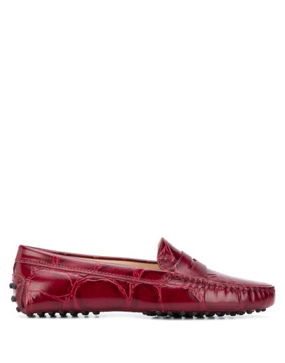 embossed Gommino loafers