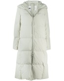 hooded padded mid coat