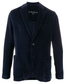 corduroy single-breasted blazer
