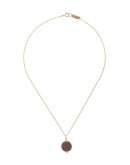 round stone pendant necklace