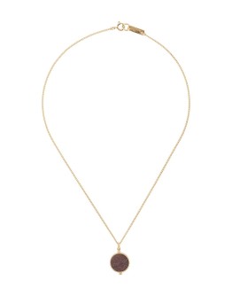 round stone pendant necklace