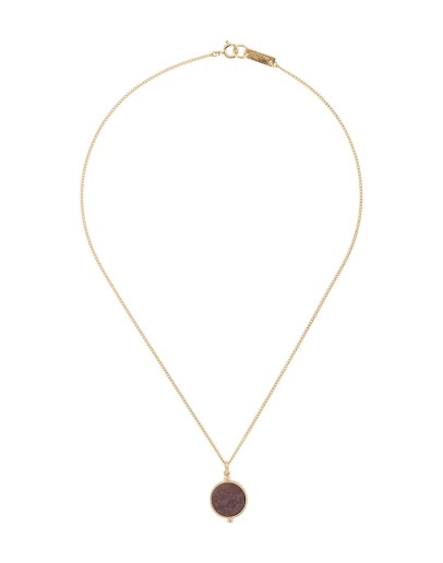 round stone pendant necklace