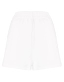 high-waisted track shorts