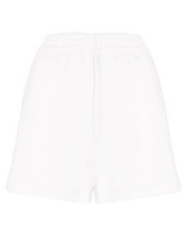 high-waisted track shorts