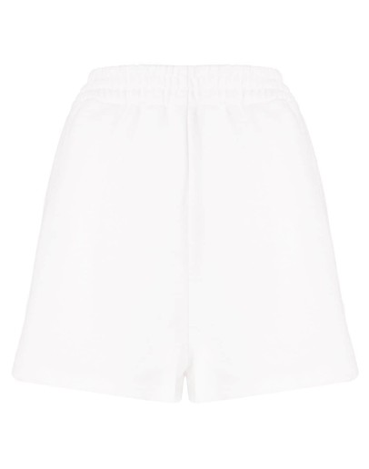 high-waisted track shorts
