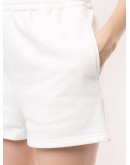 high-waisted track shorts