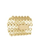 chain-link cuff bracelet