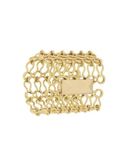 chain-link cuff bracelet