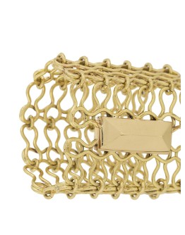 chain-link cuff bracelet
