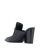 Gancini 100mm pointed leather mules