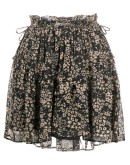 floral print mini skirt