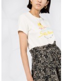 floral print mini skirt