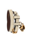 metallic Skull charm wrap bracelet