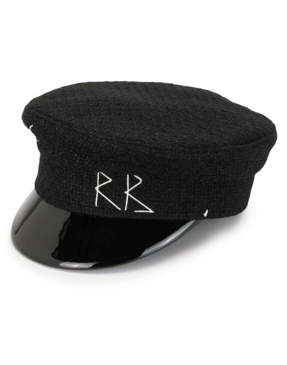 stitch logo baker boy hat