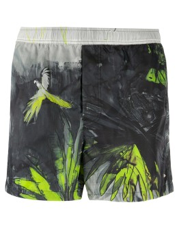 tropical print swim shorts