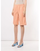 faux leather shorts