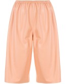 faux leather shorts